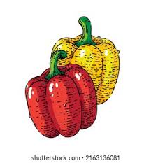Colored Capsicum